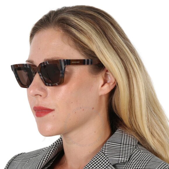 Briar Dark Brown Square Ladies Sunglasses - Picture 2 of 2